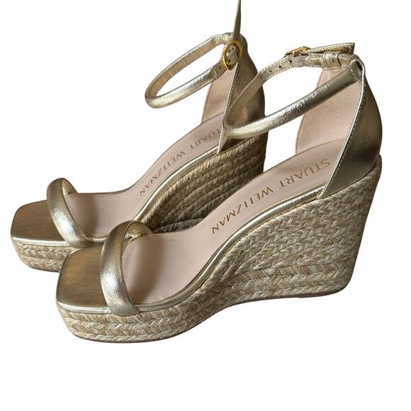 Stuart Weitzman Nudist Espedrille Platform Size 8 - Picture 4 of 6